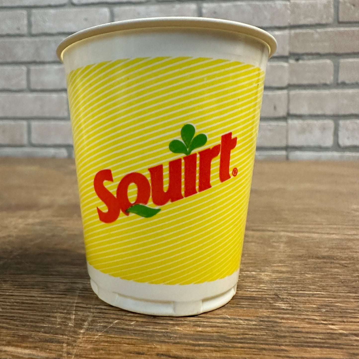 Vintage 4oz Squirt Plastic Sample Soda Promotional Cup