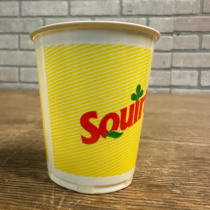 Vintage 4oz Squirt Plastic Sample Soda Promotional Cup