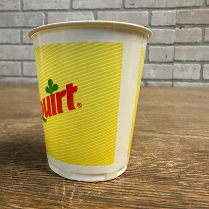 Vintage 4oz Squirt Plastic Sample Soda Promotional Cup