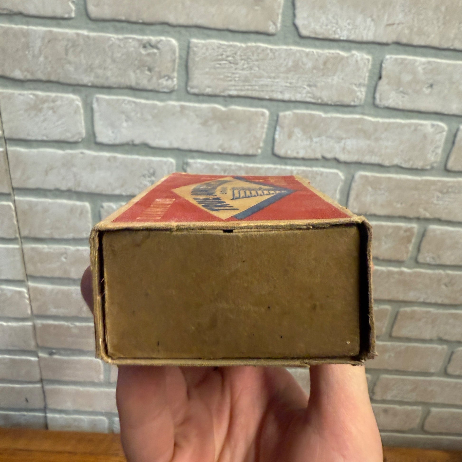 Vintage True American Matches Advertising Match Box w/ Matches Grocery Decor