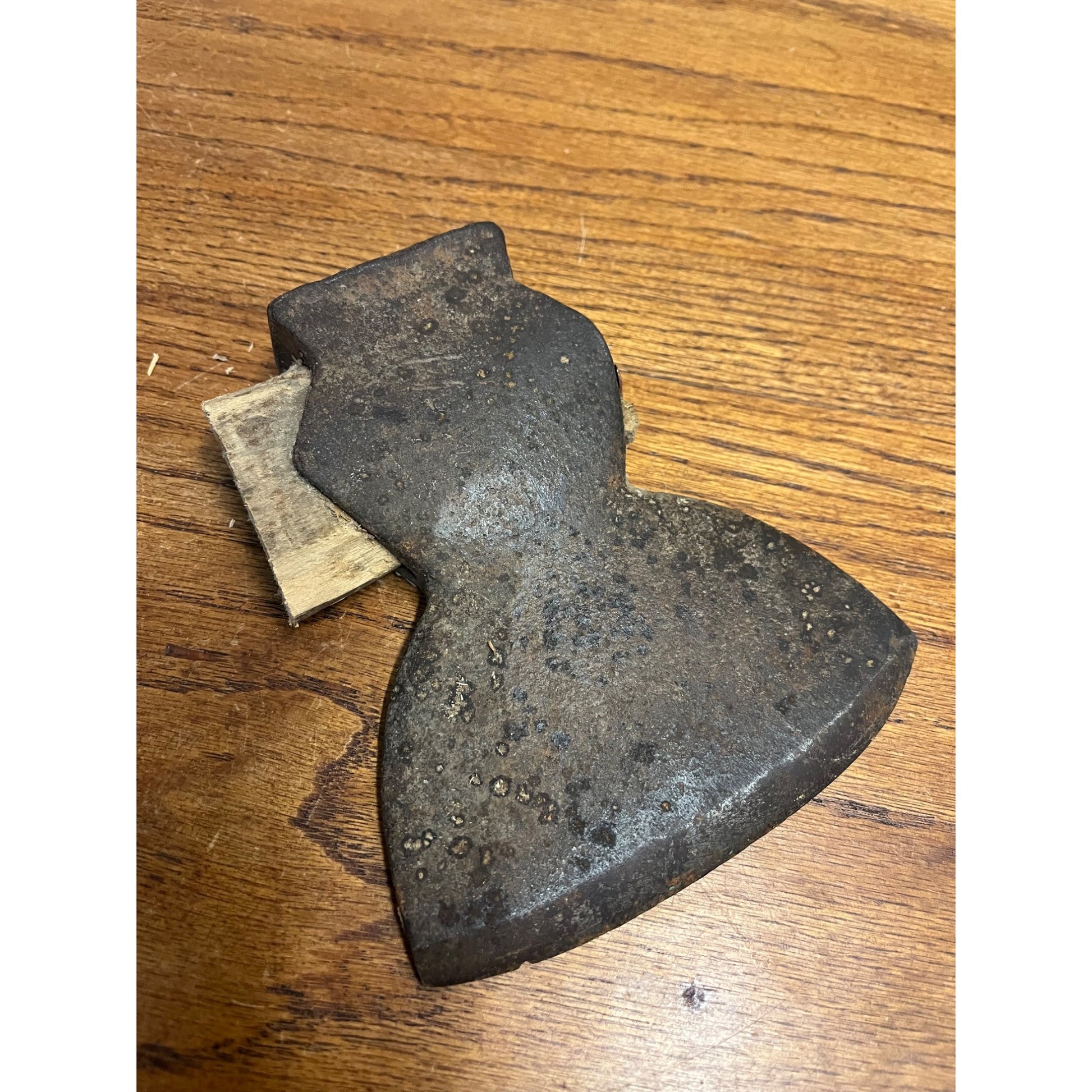 Vintage Cast Steel Hewing Axe Head 2lb 6oz - 6" Long x 5.25" Edge Restore