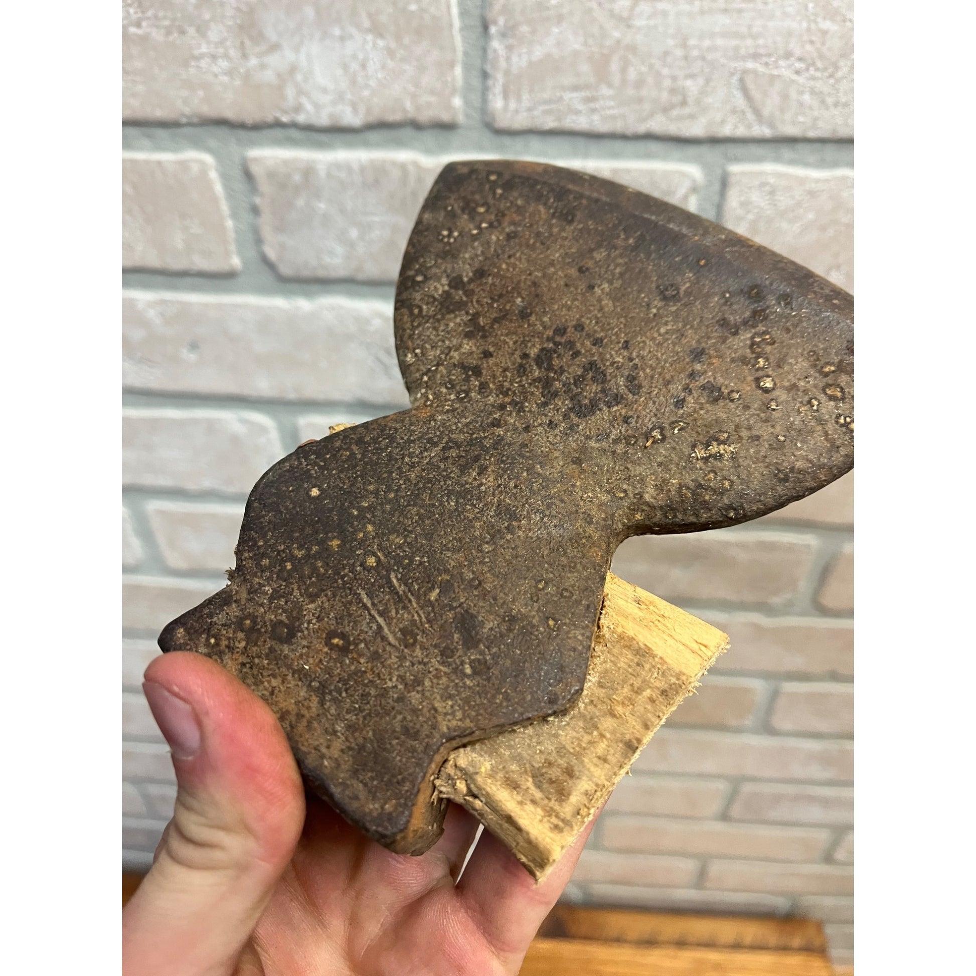 Vintage Cast Steel Hewing Axe Head 2lb 6oz - 6" Long x 5.25" Edge Restore