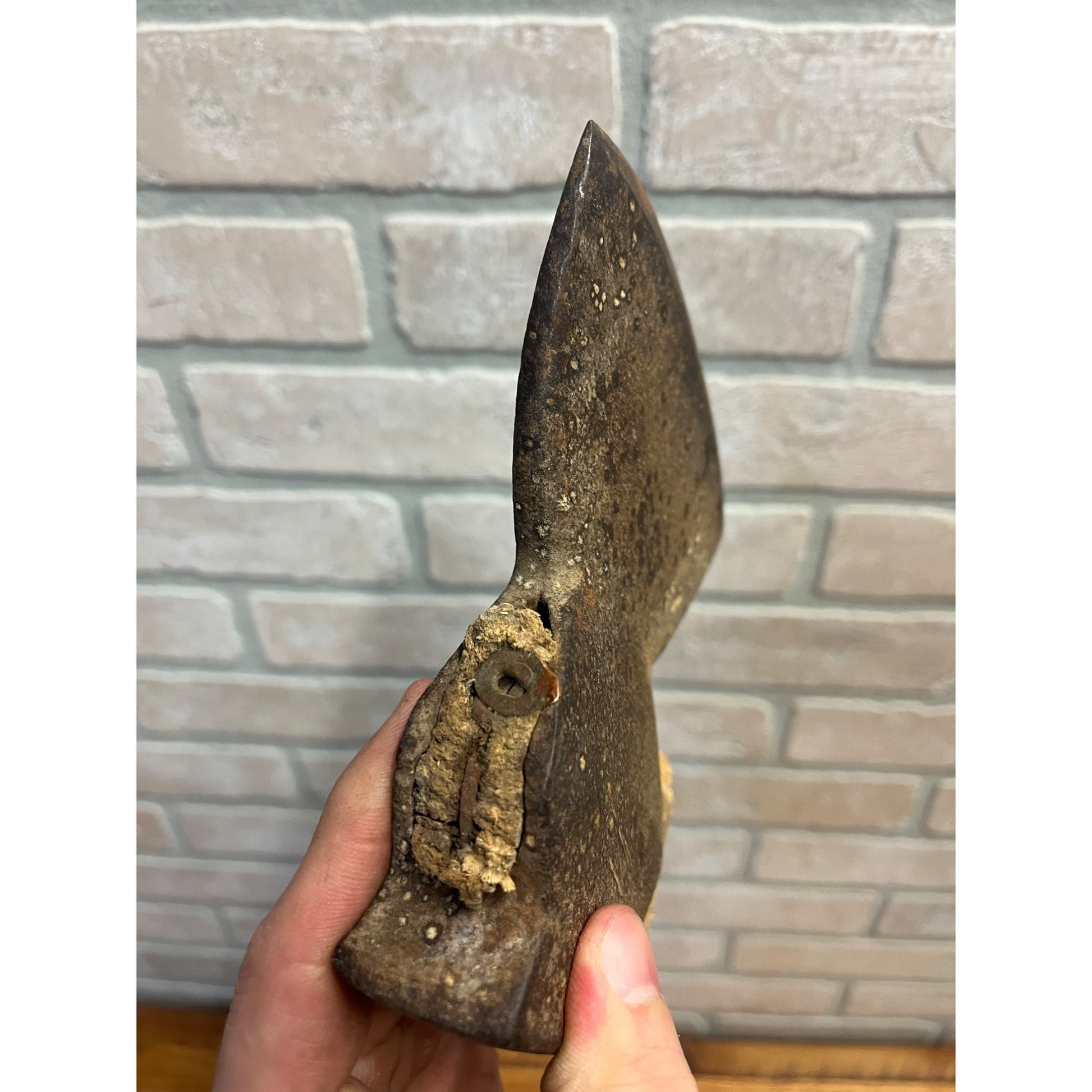 Vintage Cast Steel Hewing Axe Head 2lb 6oz - 6" Long x 5.25" Edge Restore