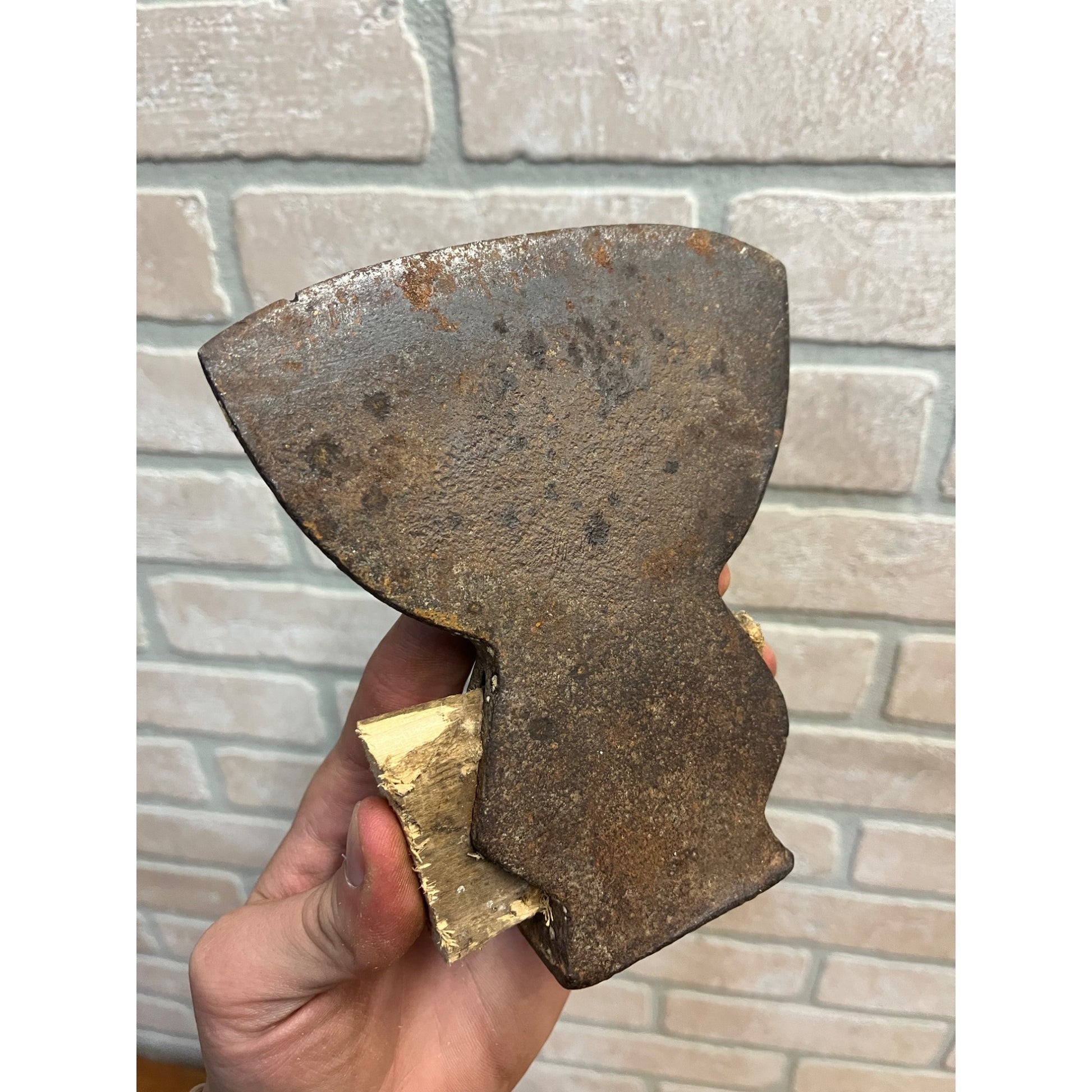 Vintage Cast Steel Hewing Axe Head 2lb 6oz - 6" Long x 5.25" Edge Restore