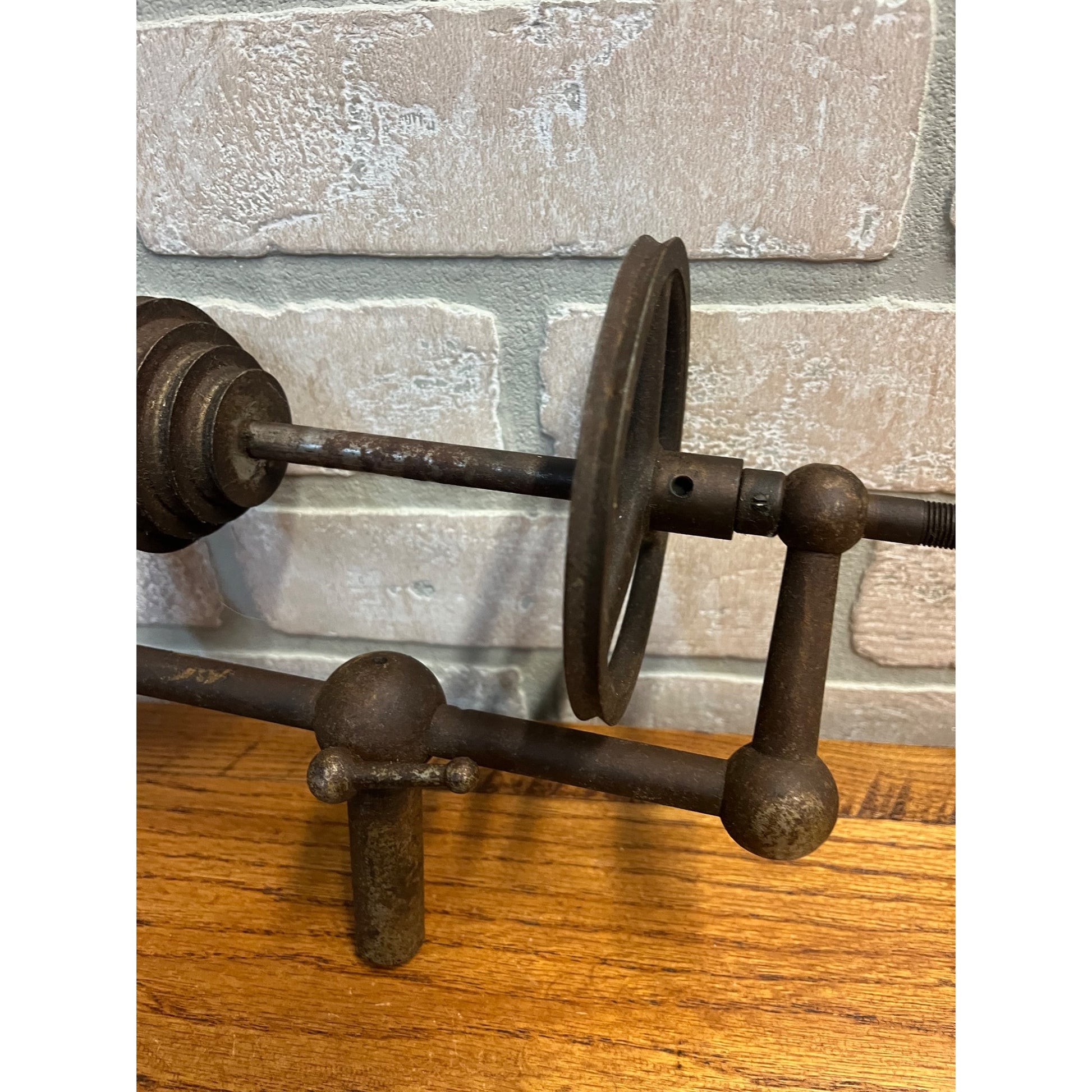 Vintage Watchmakers Jewelers Lathe Countershaft Drive Pulleys Machinist No Base