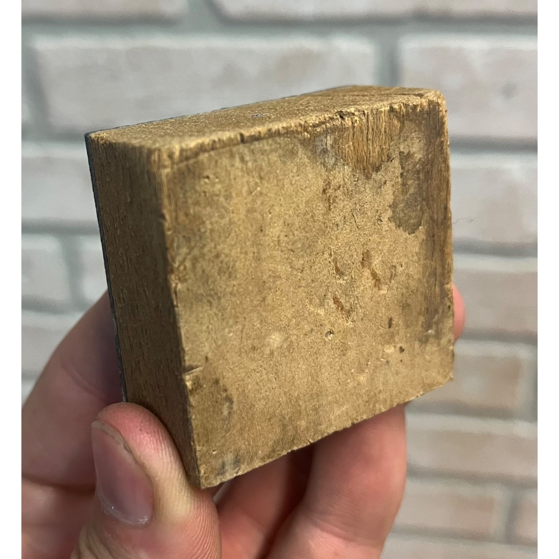 Vintage Letterpress Printing Block Old King Coal Advertising Copper Uncle Sam