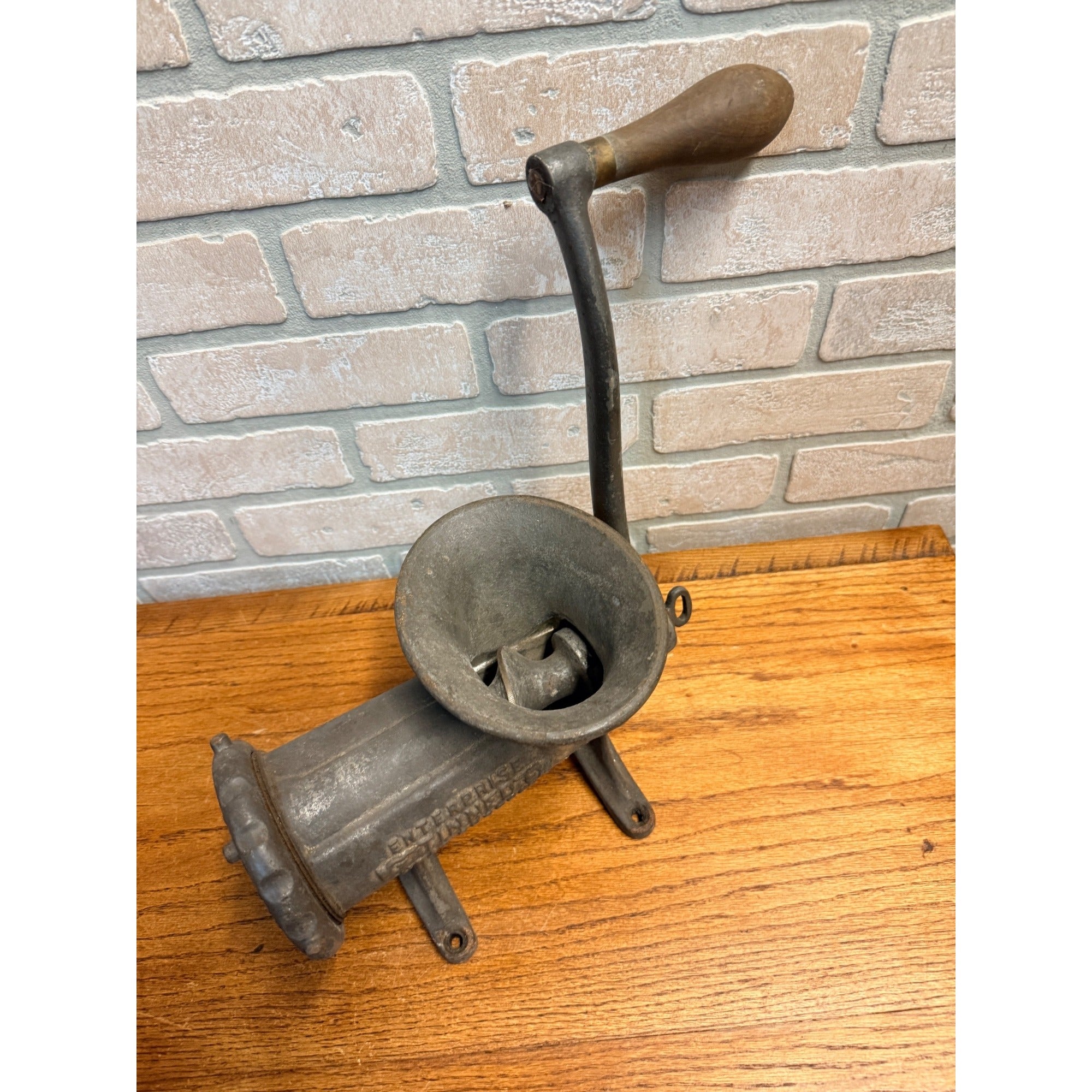 Vintage Enterprise No 22 Tinned Meat Grinder Food Chopper