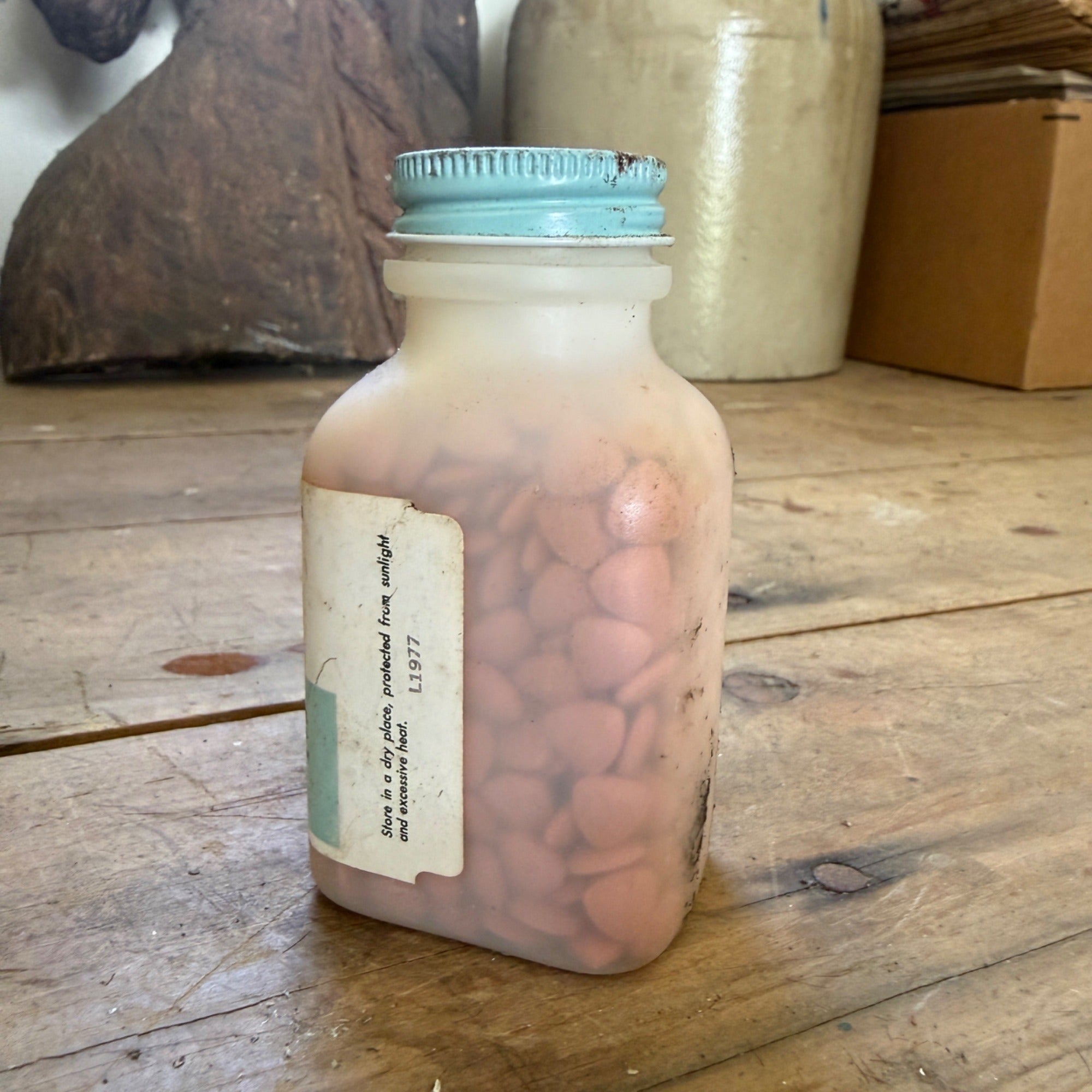 Vintage MSD Triavil 4-10 Medicine Bottle Merck Sharp Dohme Drug Store Display