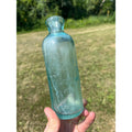 Vintage A.L. Hostman Plymouth Wis Wisconsin Hutchinson Soda Bottle Hutch Blob