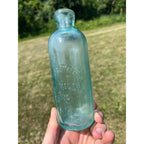 Vintage A.L. Hostman Plymouth Wis Wisconsin Hutchinson Soda Bottle Hutch Blob