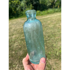 Vintage A.L. Hostman Plymouth Wis Wisconsin Hutchinson Soda Bottle Hutch Blob