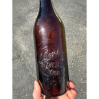 Pre-Prohibition Bosch Brewing Co. Amber Lake Linden Michigan Beer Bottle Blob