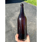 Pre-Prohibition Bosch Brewing Co. Amber Lake Linden Michigan Beer Bottle Blob