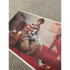 RARE Vintage Budweiser Beer Lighted Bar Sign Plastic Insert Face Sheet 24"