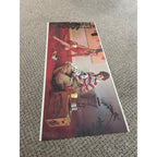 RARE Vintage Budweiser Beer Lighted Bar Sign Plastic Insert Face Sheet 24"