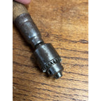 Vintage Antique Wood Handle Hand Drill Auger Chuck Supreme Chuck Chicago 5/32