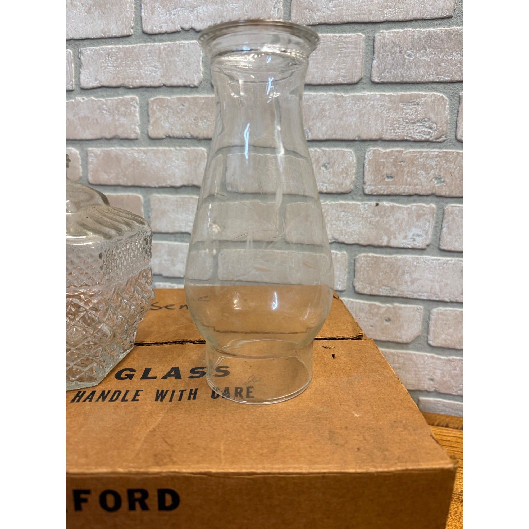 Vintage 1950s Wexford Collinsworth Oil Lamp NOS W/ Box
