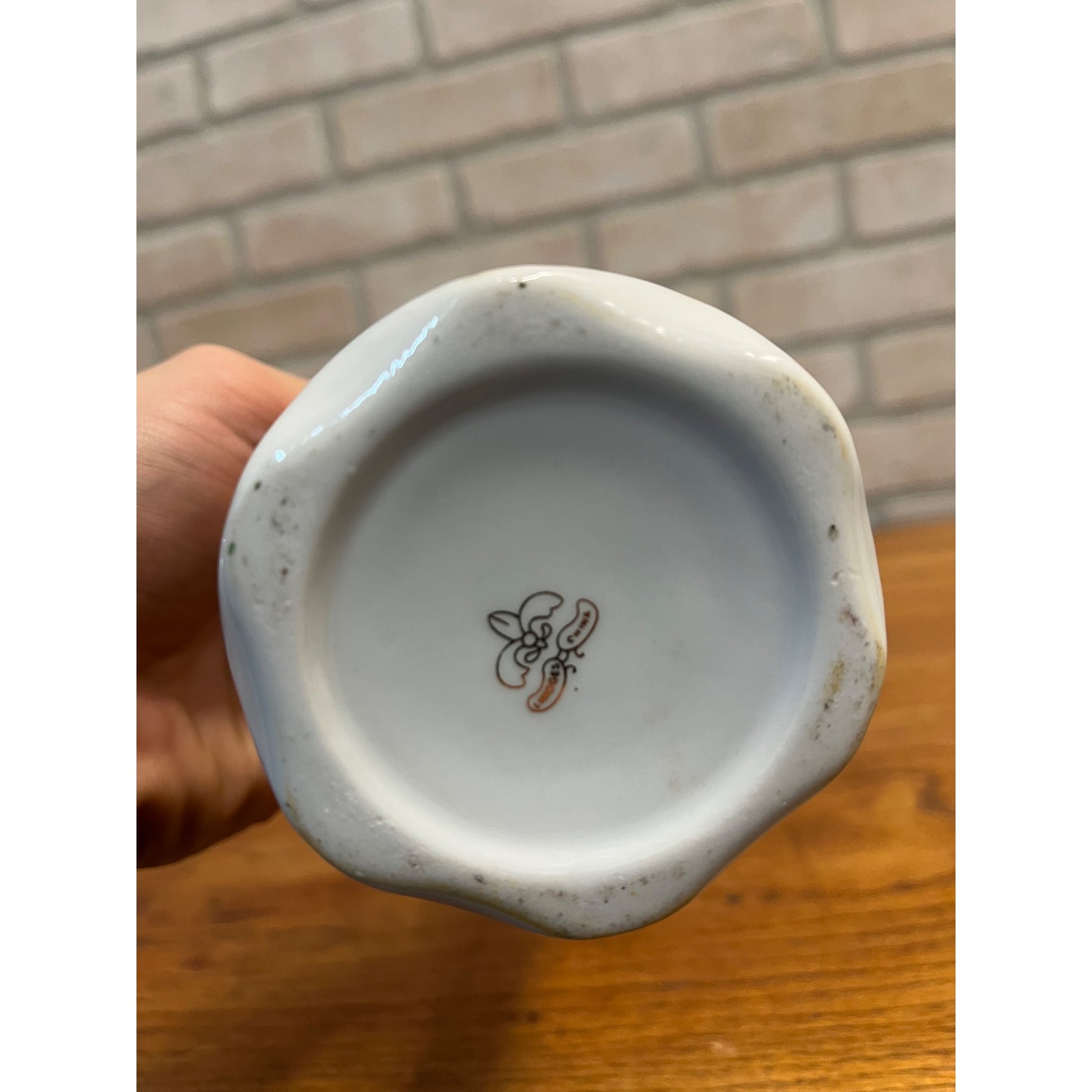 Vintage Limoges Hand Painted Porcelain Hat / Hair Pin Holder w/ Victorian Pins Ornate