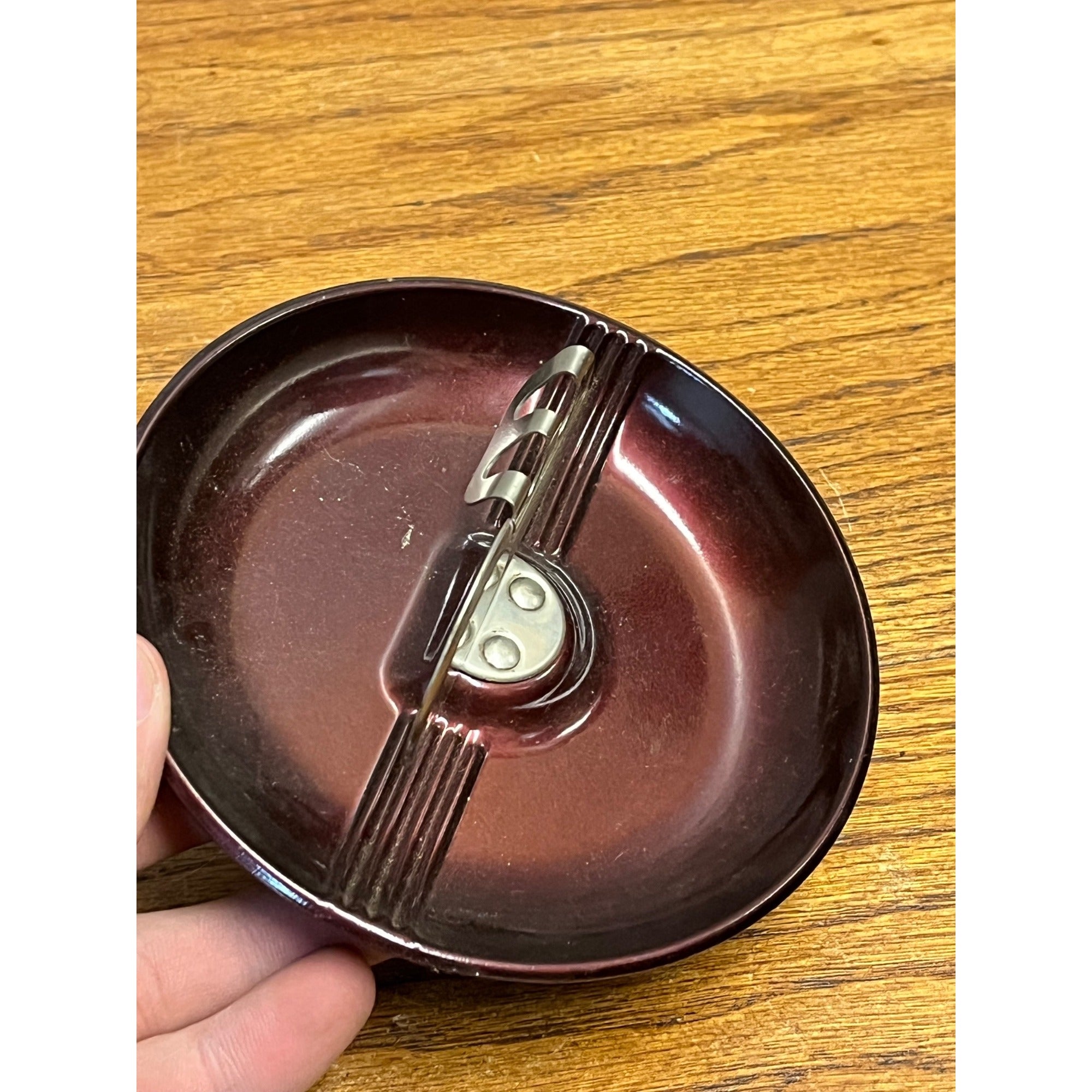 Vintage Milwaukee Bar Advertising Ashtray: Carl & Ozzie Fish & Chicken Fry