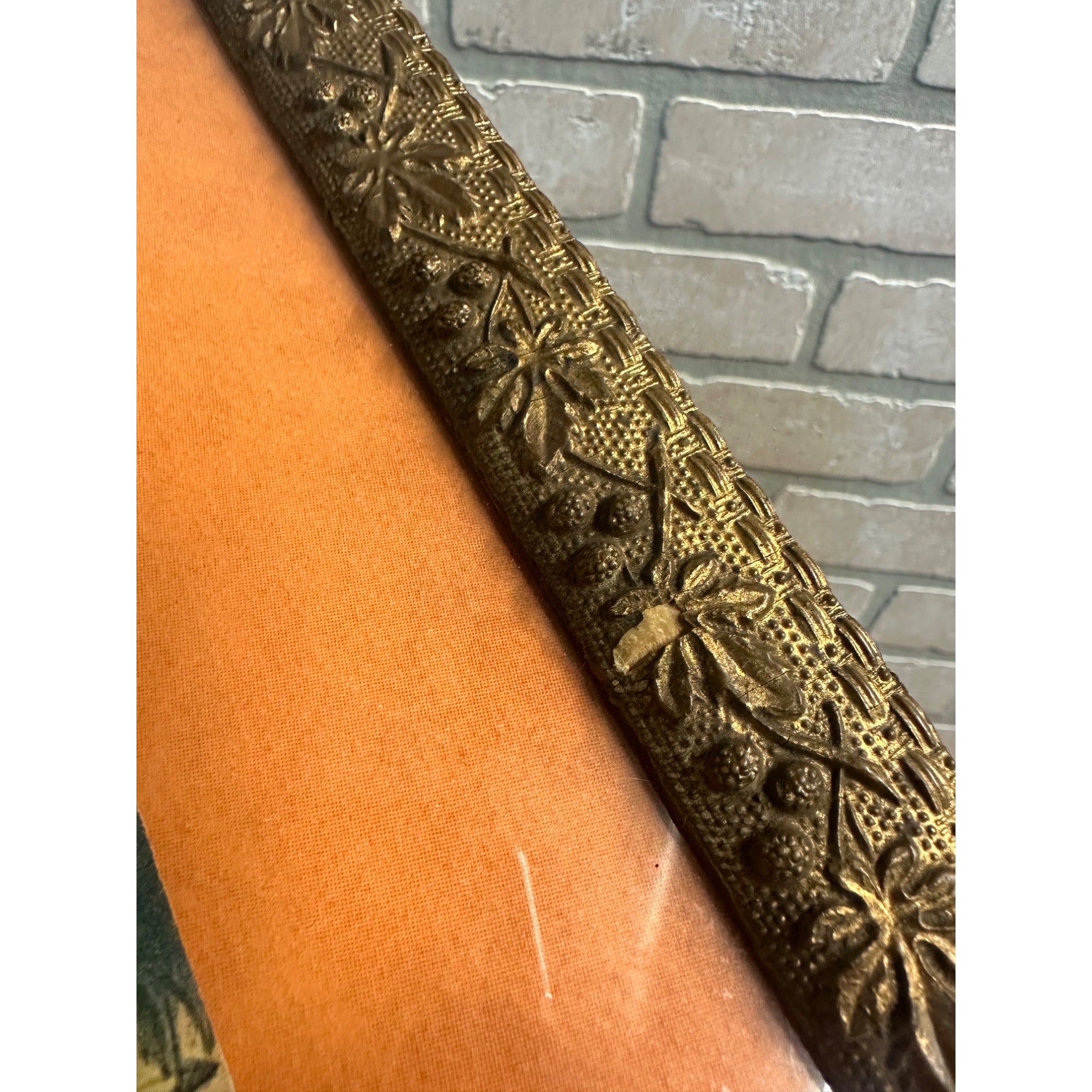 RARE Antique c.1905 Halloween Framed Litho Print "Boogie Man" by J.J. Austen