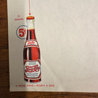 Vintage 1940s Pepsi Cola Advertising Stationary Letterhead Bottling Co. Kankakee IL