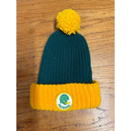 Vintage 70's 80’s Green Bay Packers NFL Knit Winter Pom Beanie Eski Cap Hat