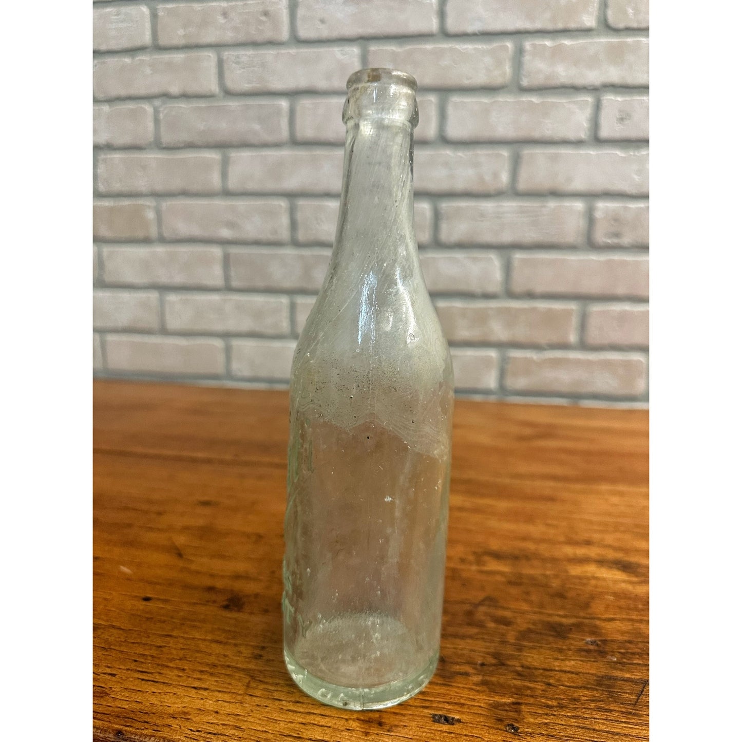 Pre-Pro Ernst Tosetti Brewing Co. Embossed Aqua Beer Bottle Chicago IL ILL