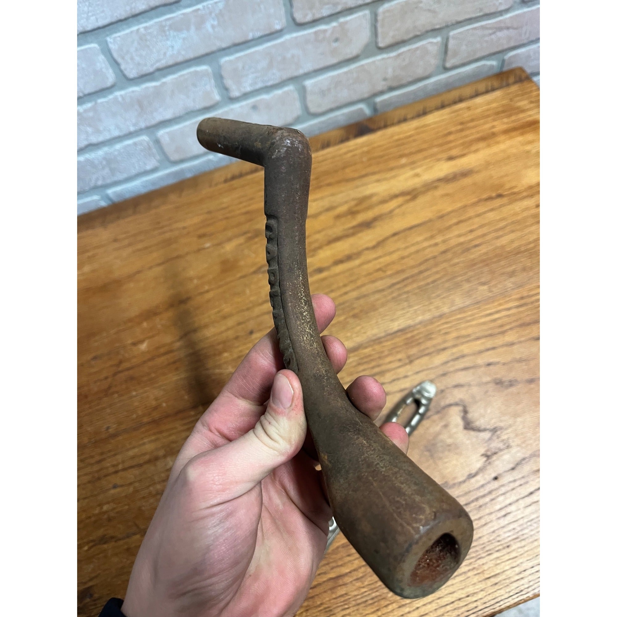 Antique Garland Parlor Wood / Coal Stove Shaker & Range Lid Lifter Lot (2)