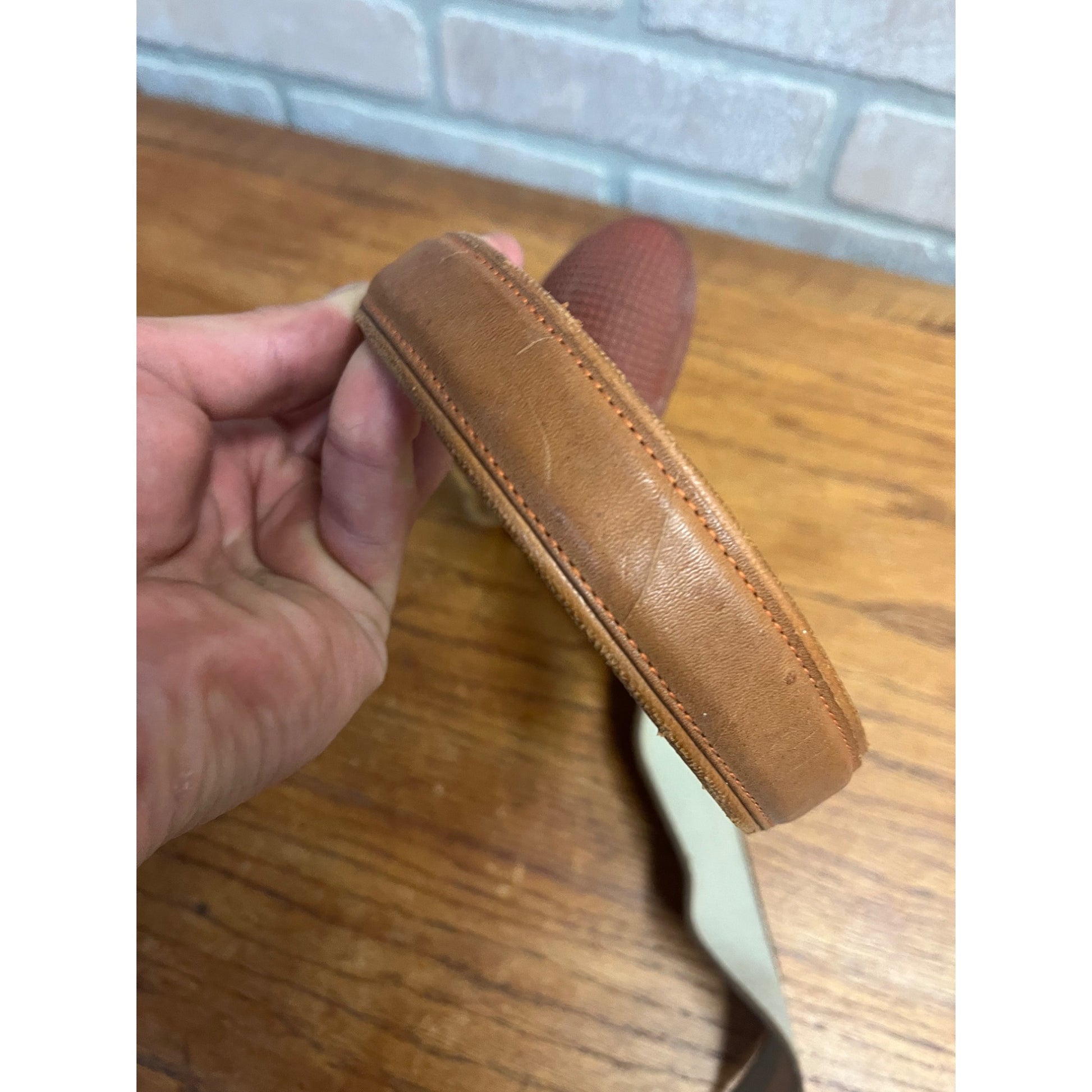 Antique Vintage Hernia Belt Medical Device Oddity Leather Ohio Truss Co. 1900s