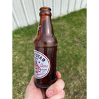 Vintage North Star Beer ACL Painted Amber Beer Bottle Wausau Wisconsin WI Wis