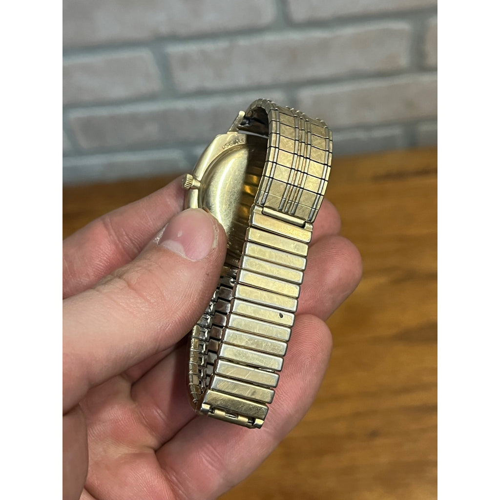 Vintage Longines Whittnauer Electro-Chron mens Wrist Watch 10kt Gold Filled