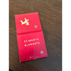Vintage St Marys Blankets Ohio Unstruck FULL Matchbook Advertising