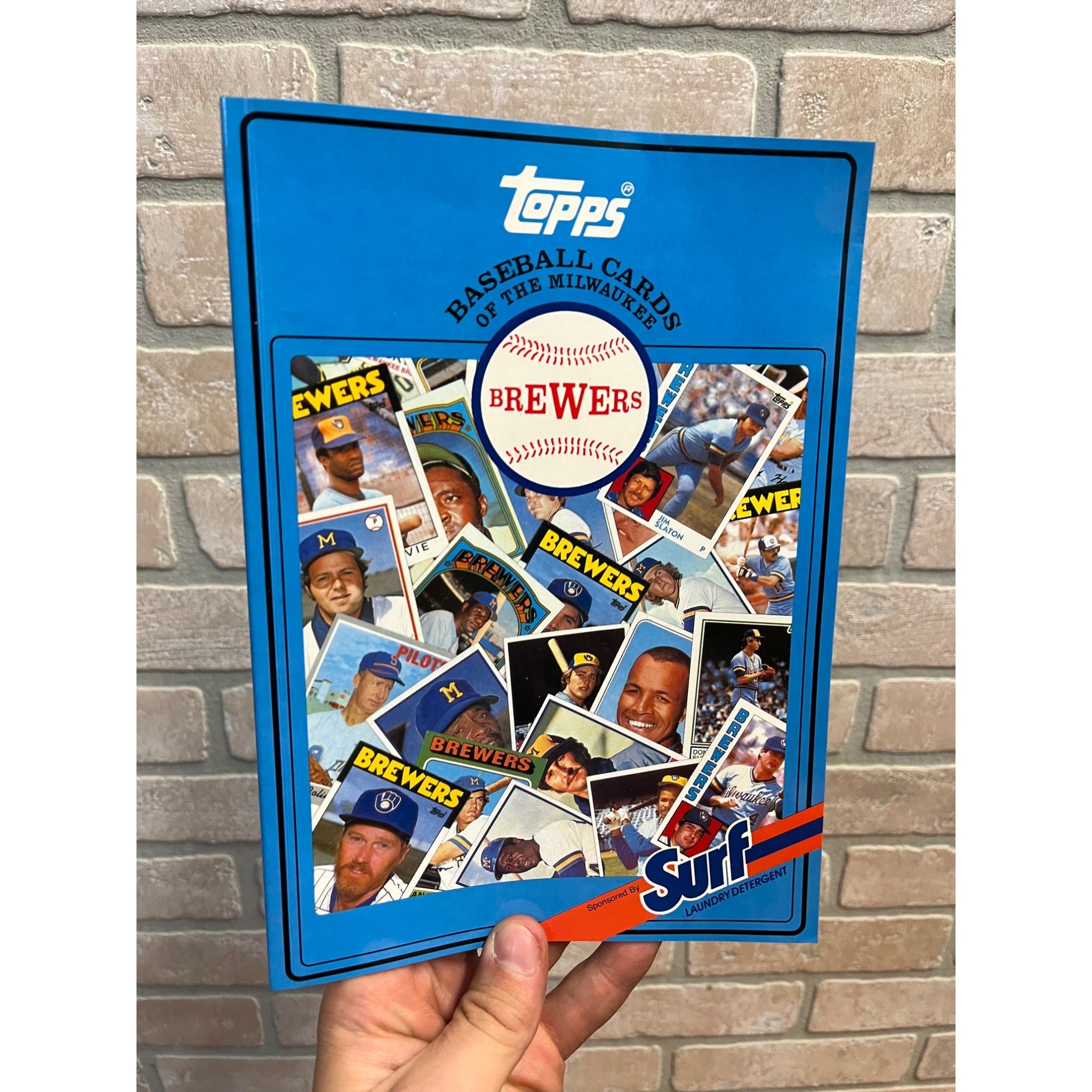 1987 Topps/Surf Book Baseball Cards Milwaukee Brewers (MLB) 1969 to 1986