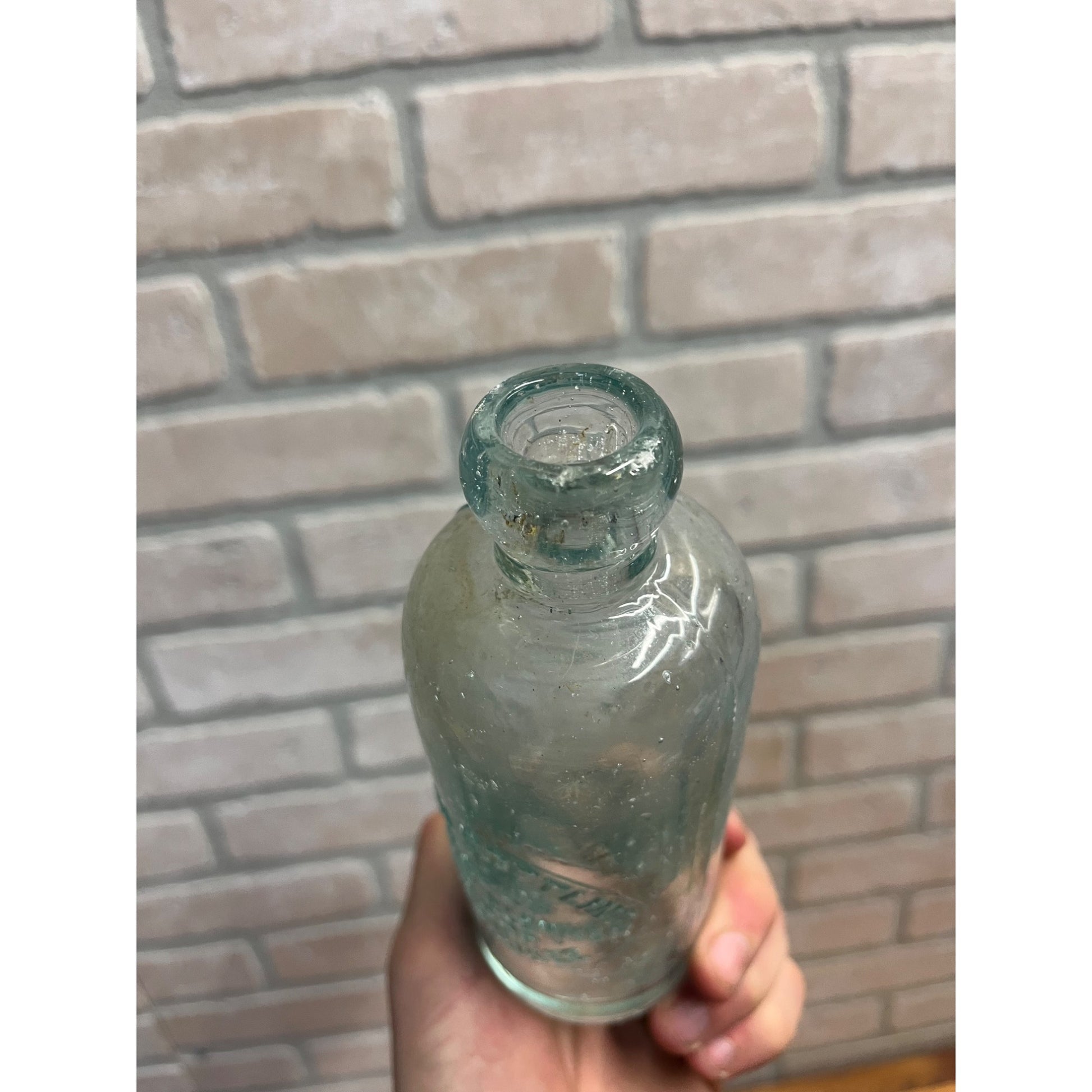 Vintage Union Bottling Works Henry Blenker Beer Bottle Milwaukee Wis Blob Hutch