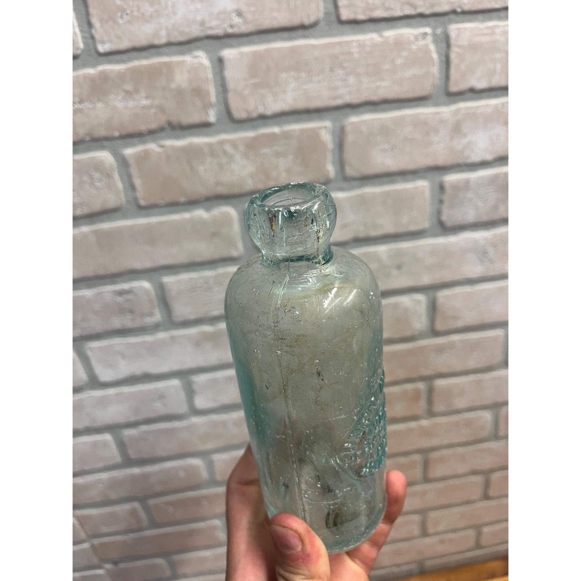 Vintage Union Bottling Works Henry Blenker Beer Bottle Milwaukee Wis Blob Hutch