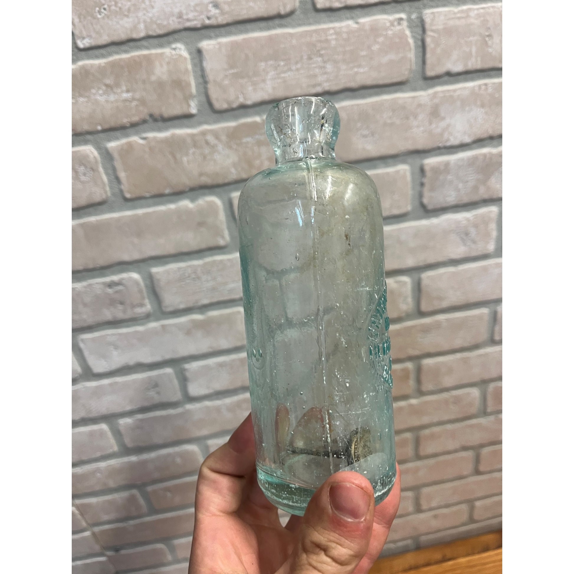 Vintage Union Bottling Works Henry Blenker Beer Bottle Milwaukee Wis Blob Hutch