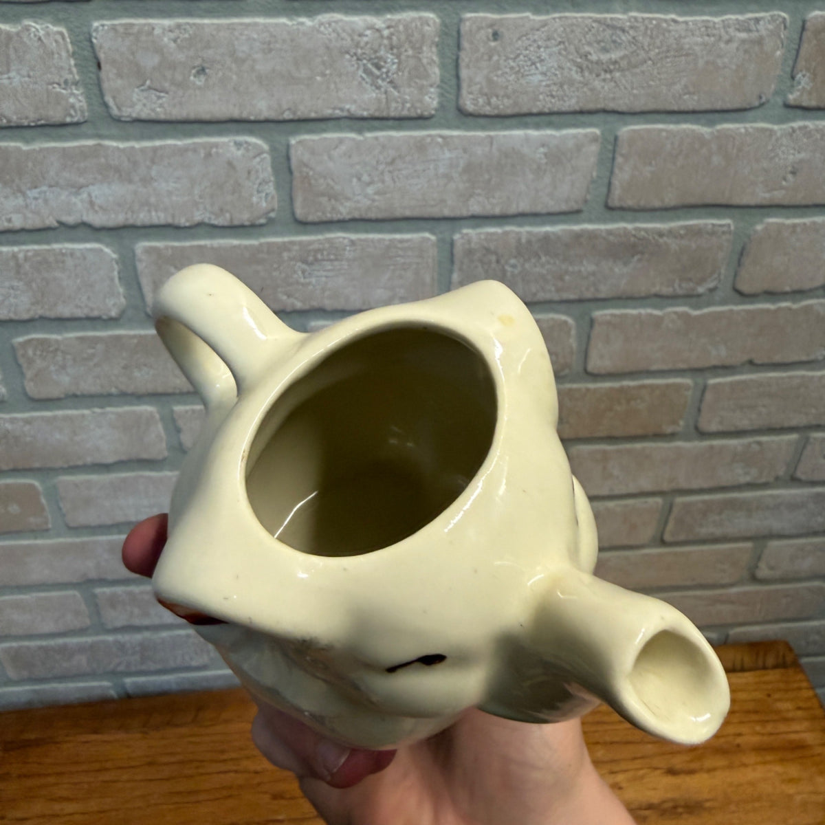Vintage 1940s Shawnee Pottery Elephant Creamer  4.5" Tall