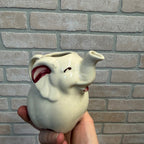 Vintage 1940s Shawnee Pottery Elephant Creamer  4.5" Tall