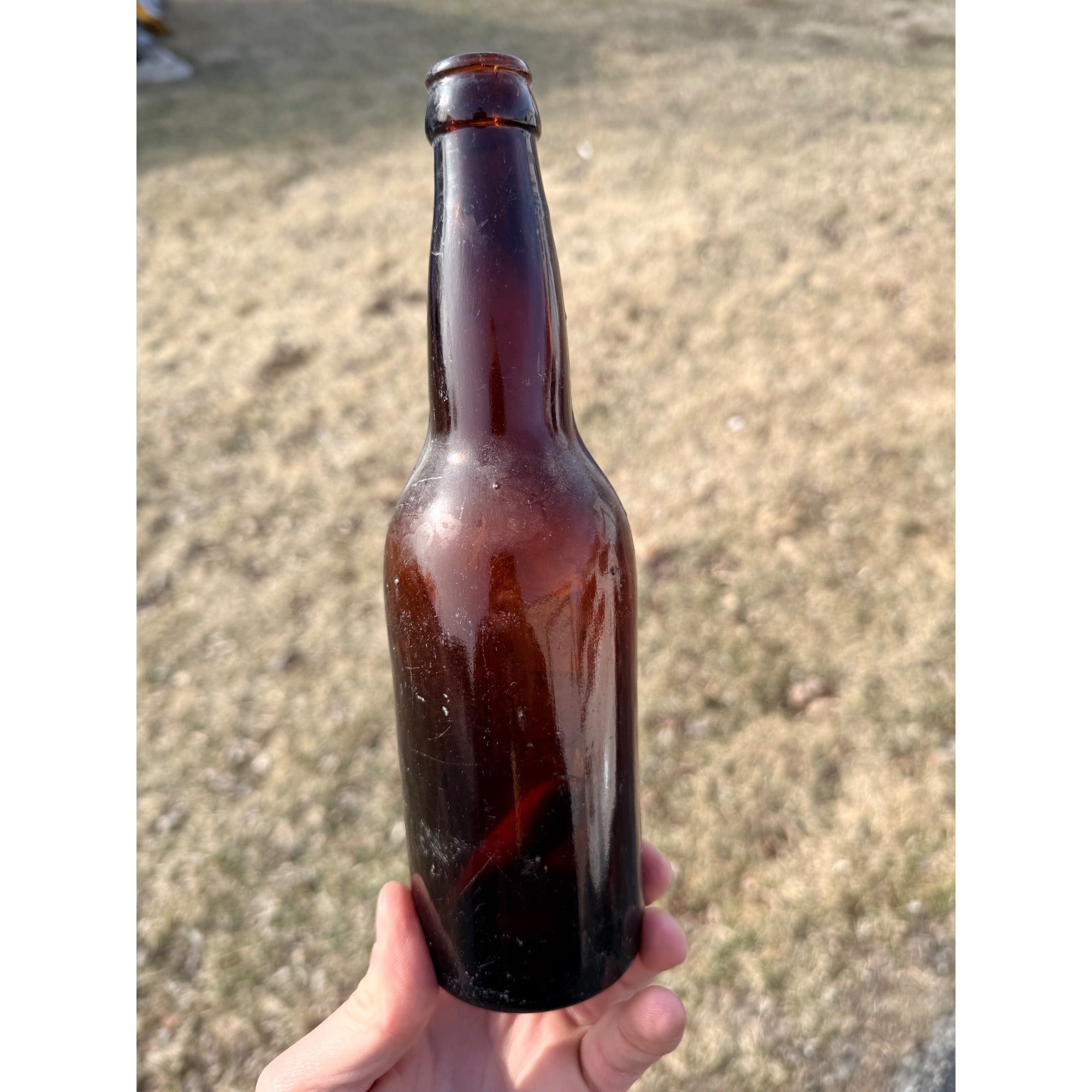 Pre Prohibition Amber Wm Bierbauer Brewing Mankato Minnesota Minn MN Beer Bottle
