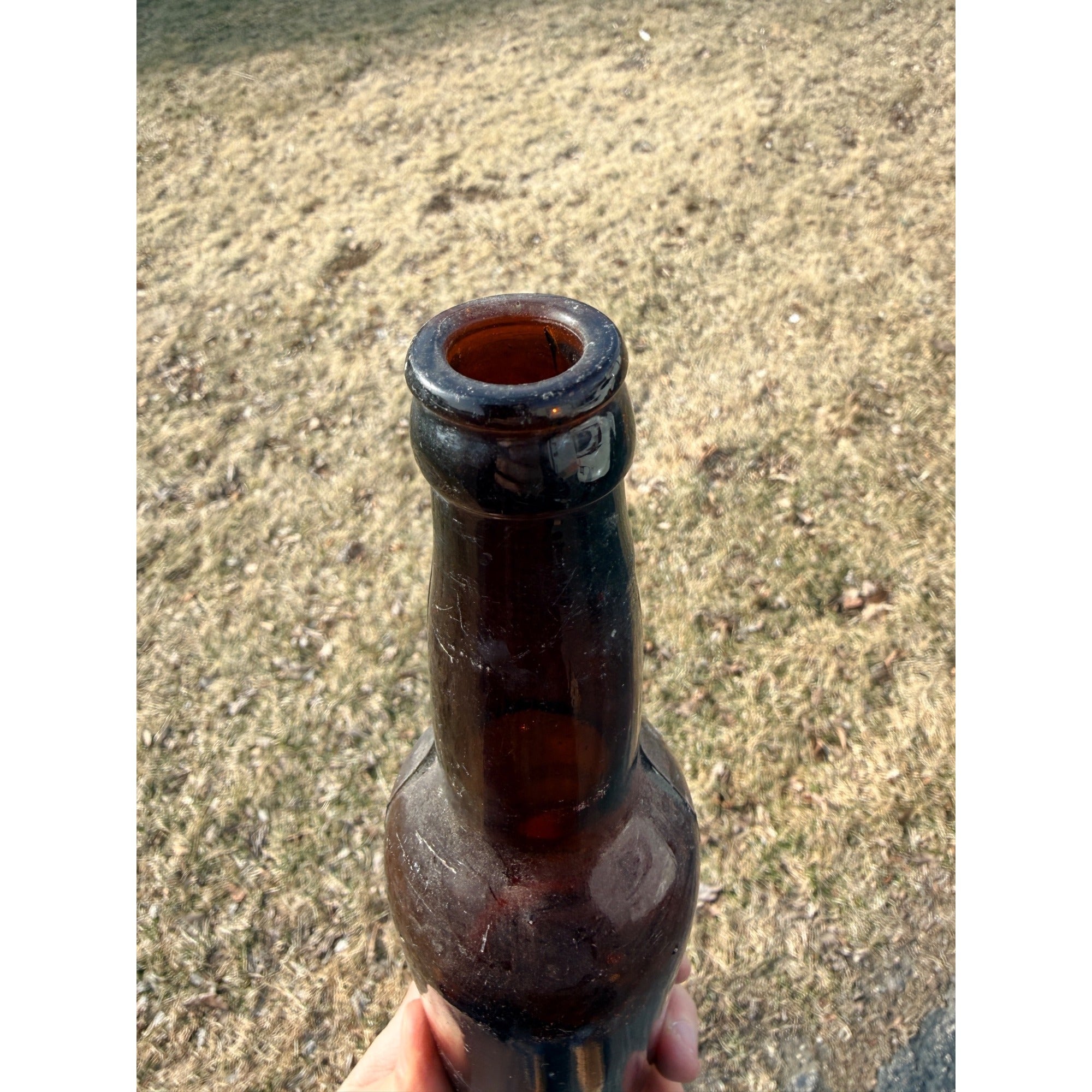 Pre Prohibition Amber Wm Bierbauer Brewing Mankato Minnesota Minn MN Beer Bottle