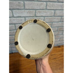 Vintage Advertising Stoneware Bean Crock, Miller's Grocery Elkhorn, Wis.