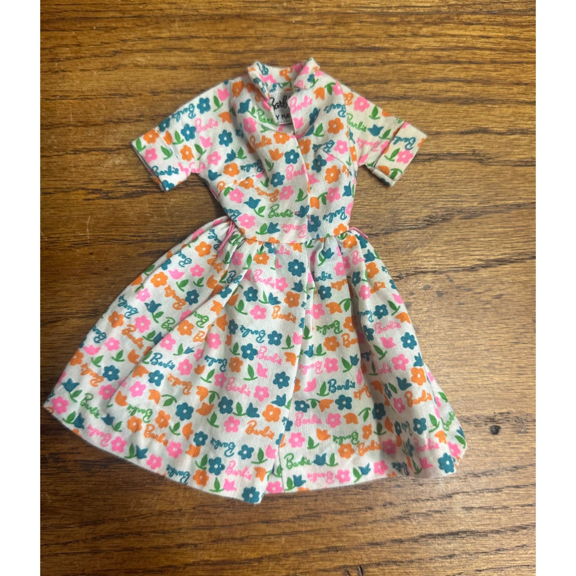 Barbie #1673 "Learns To Cook" Lunchtime Outfit - 1965 - Dress Only