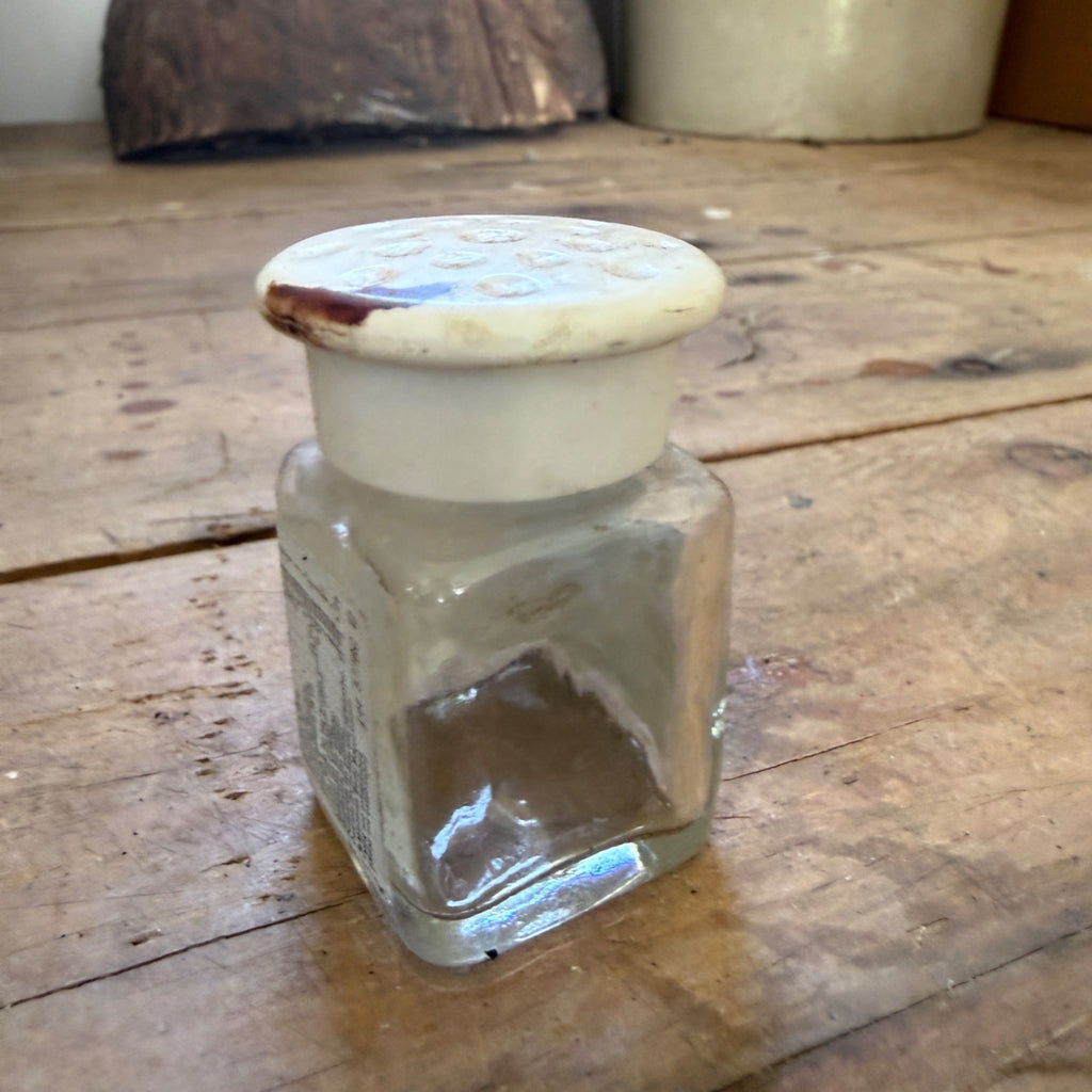 Vintage Upjohn Unicap M Plus Iron Bottle Kalamazoo MI 1975 Medicine Jar