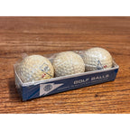 Vintage ITE Circuit Breaker Logo Golf Ball Set Of 3 -- NEW in Package 1960s