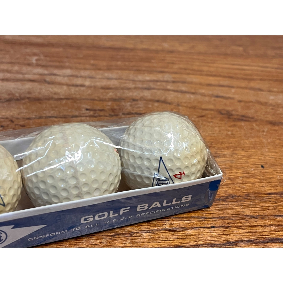 Vintage ITE Circuit Breaker Logo Golf Ball Set Of 3 -- NEW in Package 1960s