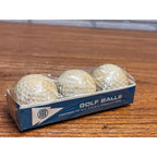 Vintage ITE Circuit Breaker Logo Golf Ball Set Of 3 -- NEW in Package 1960s