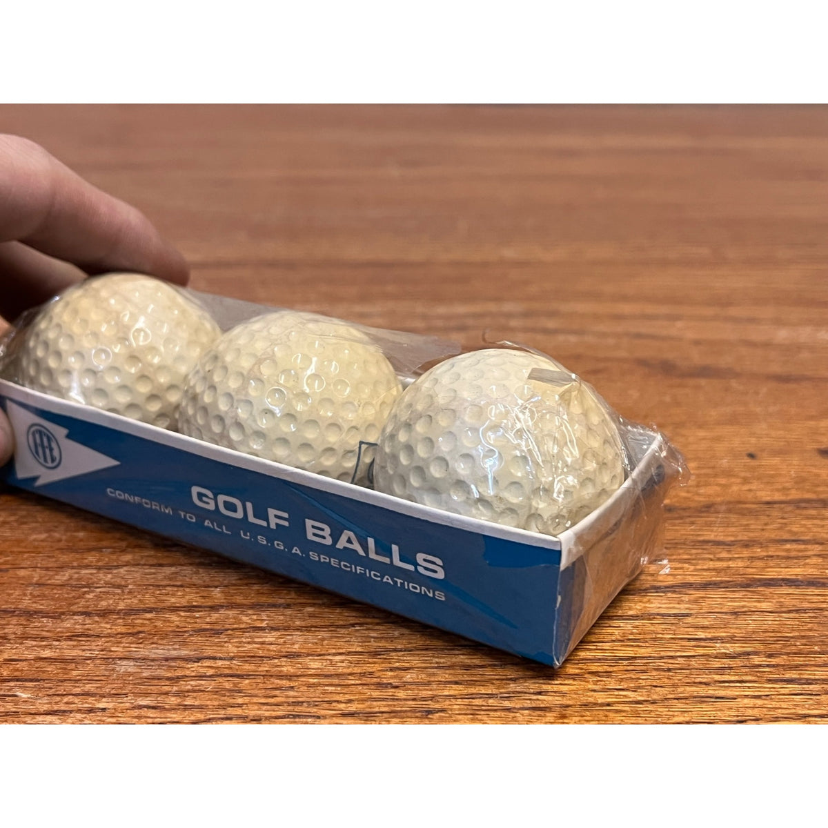 Vintage ITE Circuit Breaker Logo Golf Ball Set Of 3 -- NEW in Package 1960s