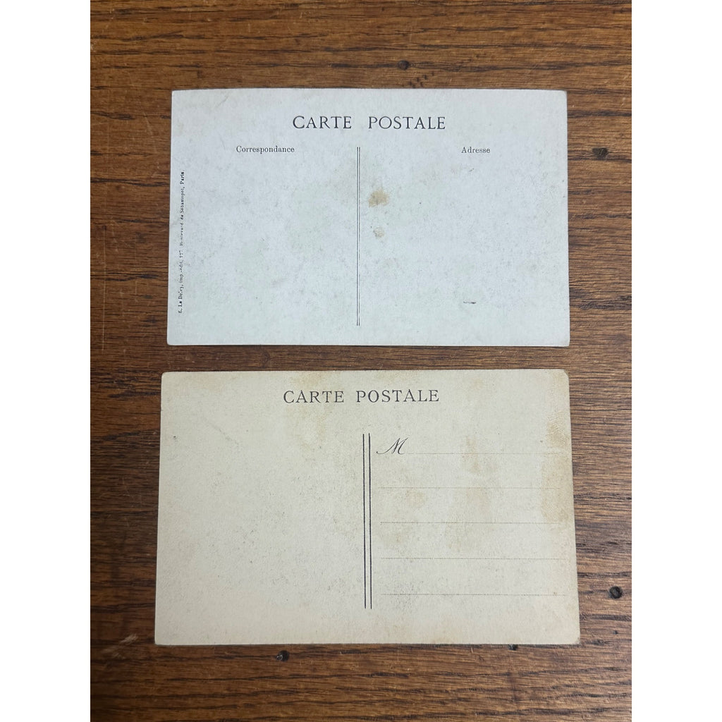 Vintage 1918 President Woodrow Wilson in Paris Postcards Lot (2)