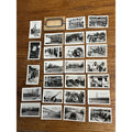 Original WWII Fort Sheridan Illinois 25 Souvenir Mini Photographs Photos Mailed
