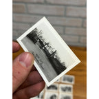 Original WWII Fort Sheridan Illinois 25 Souvenir Mini Photographs Photos Mailed